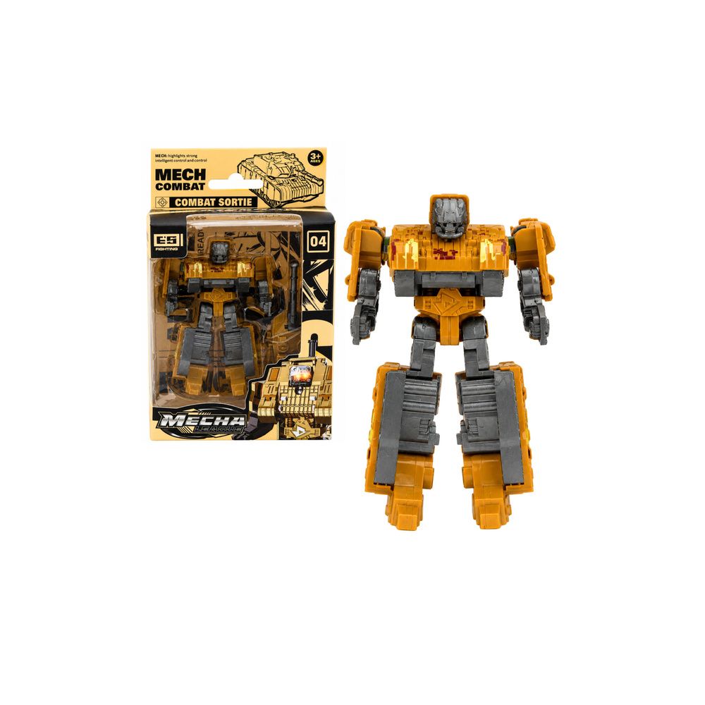Robot Pojazd Wojskowy Militarny 2w1 Figurka Czołg Myśliwiec Poduszkowiec