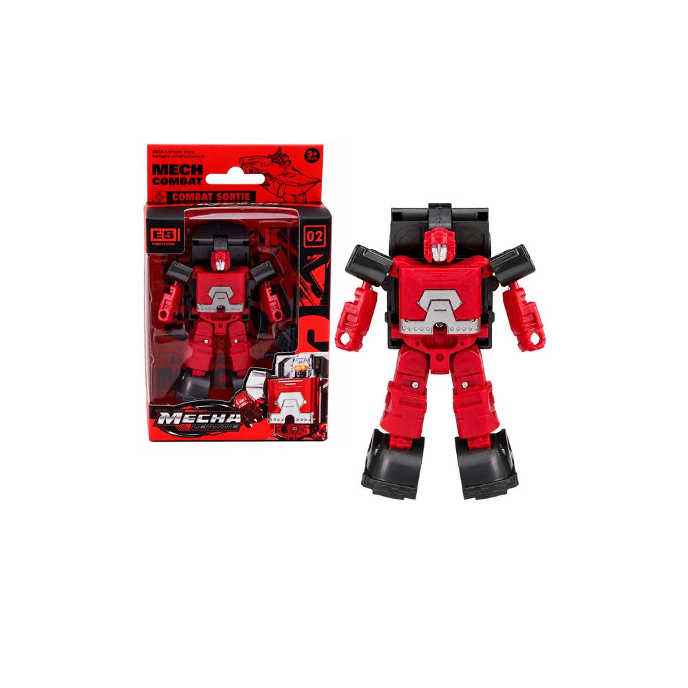 Robot Pojazd Wojskowy Militarny 2w1 Figurka Czołg Myśliwiec Poduszkowiec