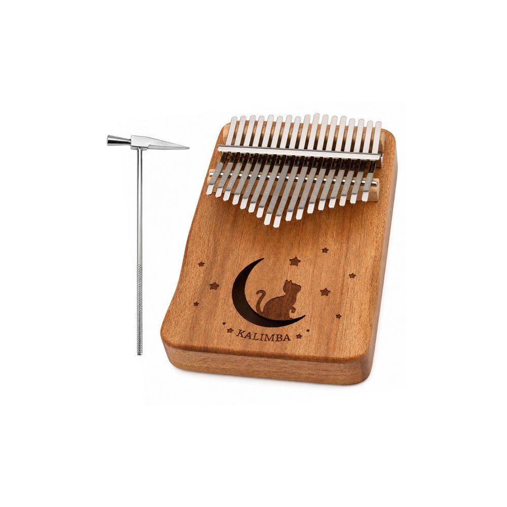 Kalimba 17 Klawiszy Drewniany Instrument Muzyczny Akcesoria Woreczek