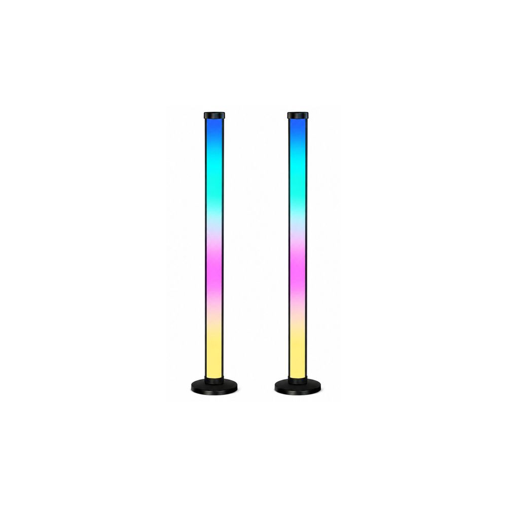 Lampy Podłogowe Smart Kolorowe Światła LED RGB Pilot Aplikacja 125cm 2 szt.