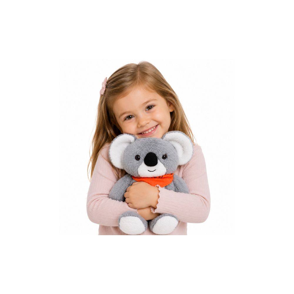 Miś Koala Pluszak Obciążeniowy Terapeutyczny Maskotka 1.3 KG Szary 35 cm