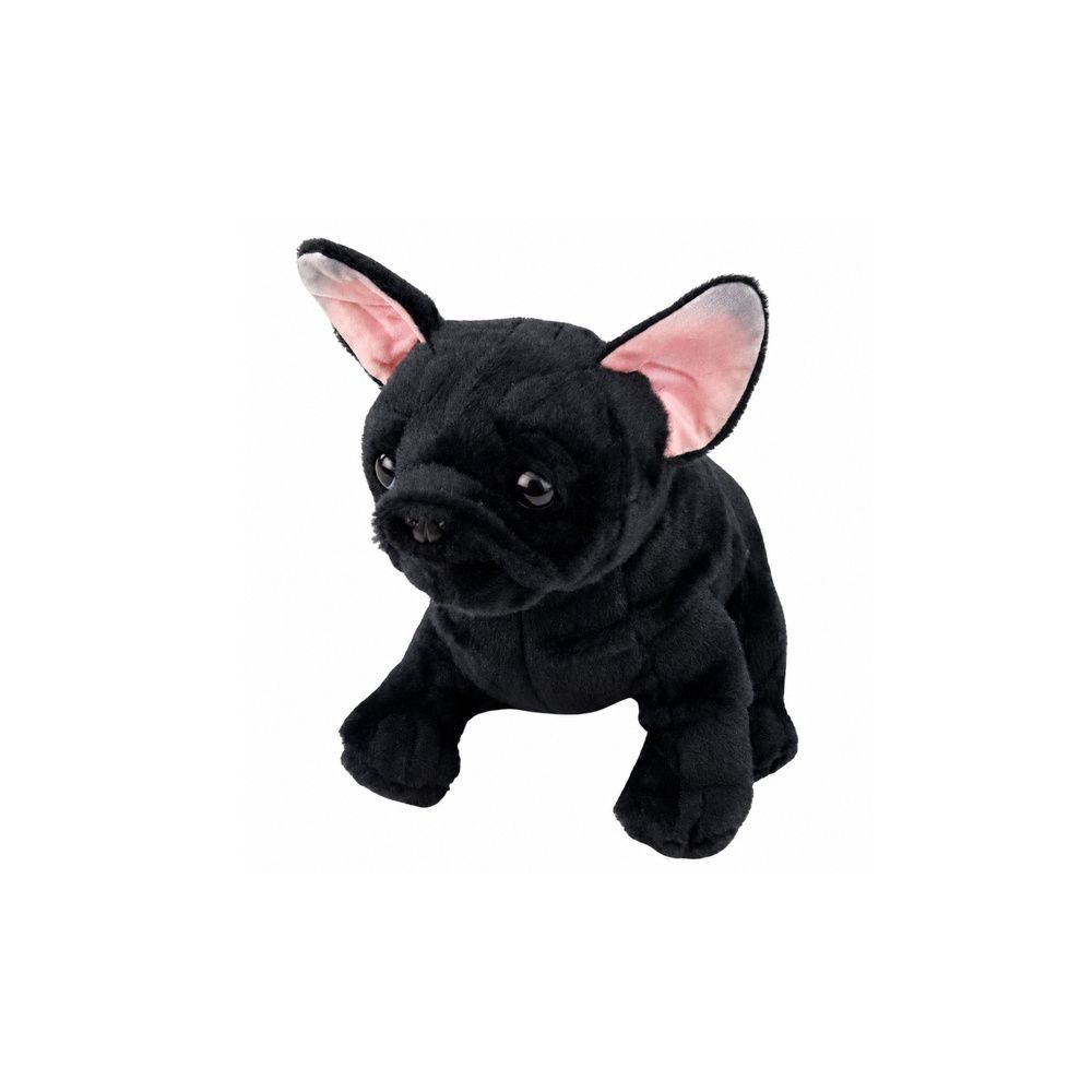 Pluszowa Maskotka Przytulanka Piesek Buldog Francuski Czarny 22 cm