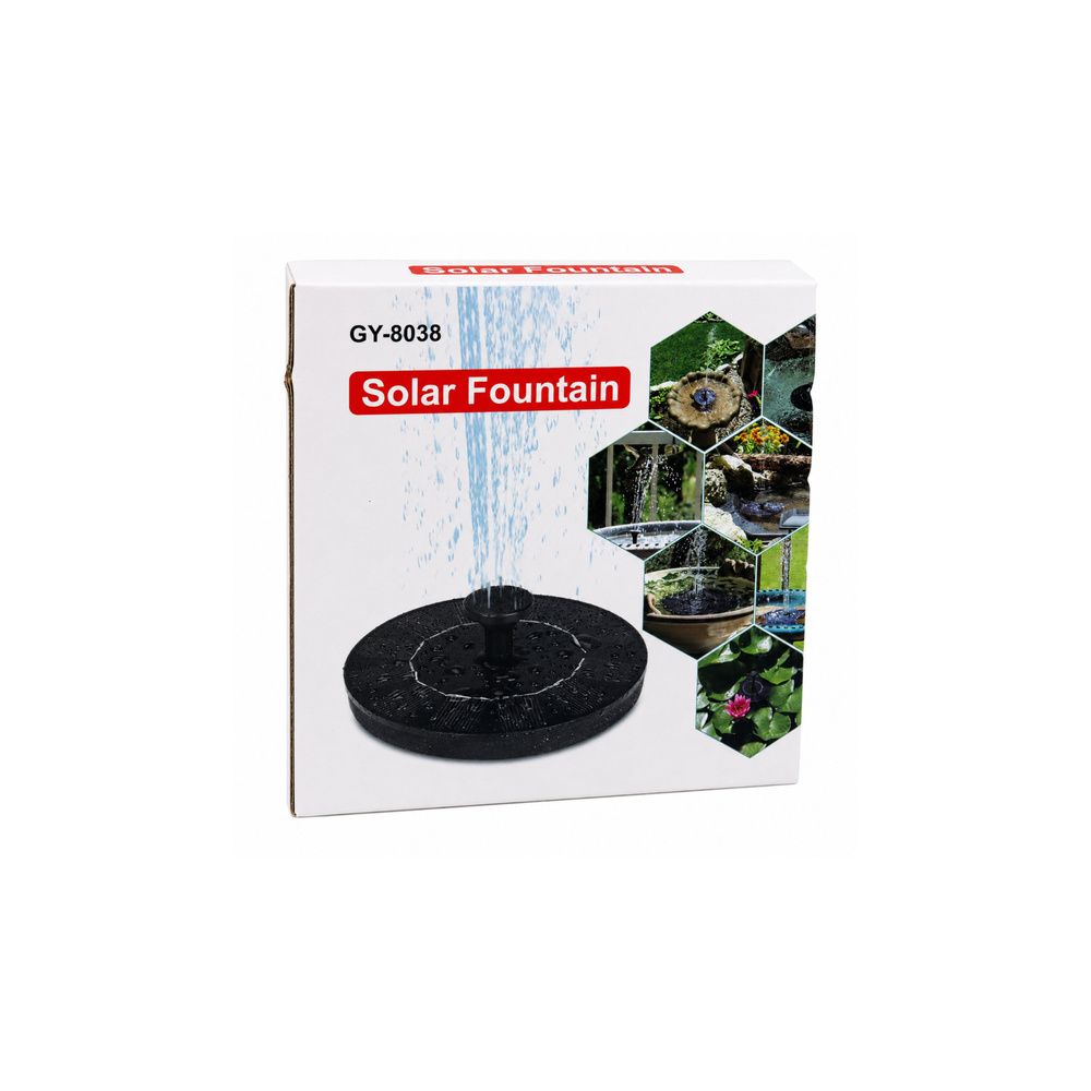Fontanna Solarna Ogrodowa Do Oczka Wodnego Stawu 4 Dysze 180L/H
