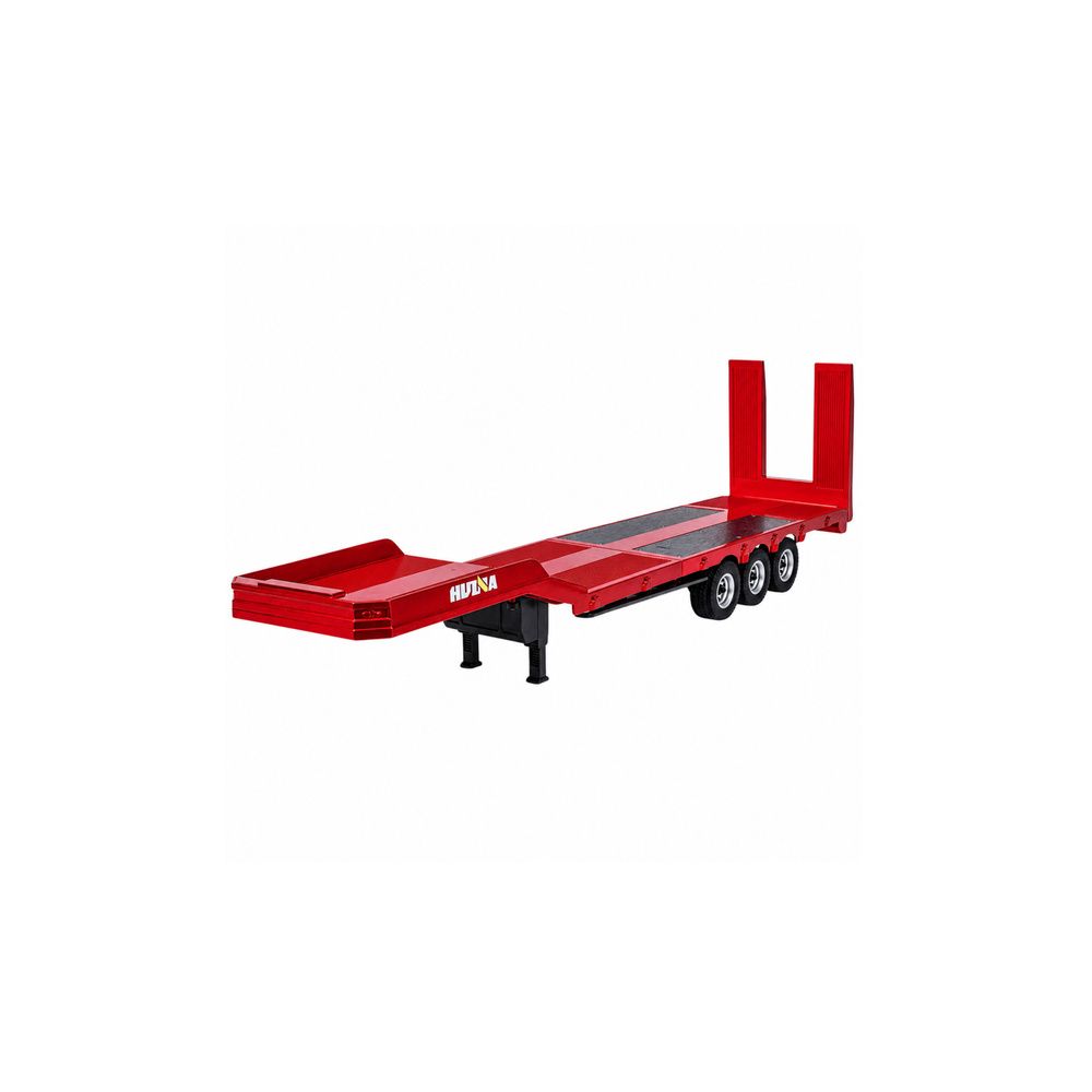 Przyczepa Niskopodwoziowa Naczepa Do Scania 770S Huina Czerwona 1:18