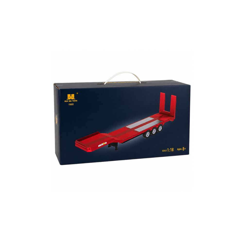 Przyczepa Niskopodwoziowa Naczepa Do Scania 770S Huina Czerwona 1:18