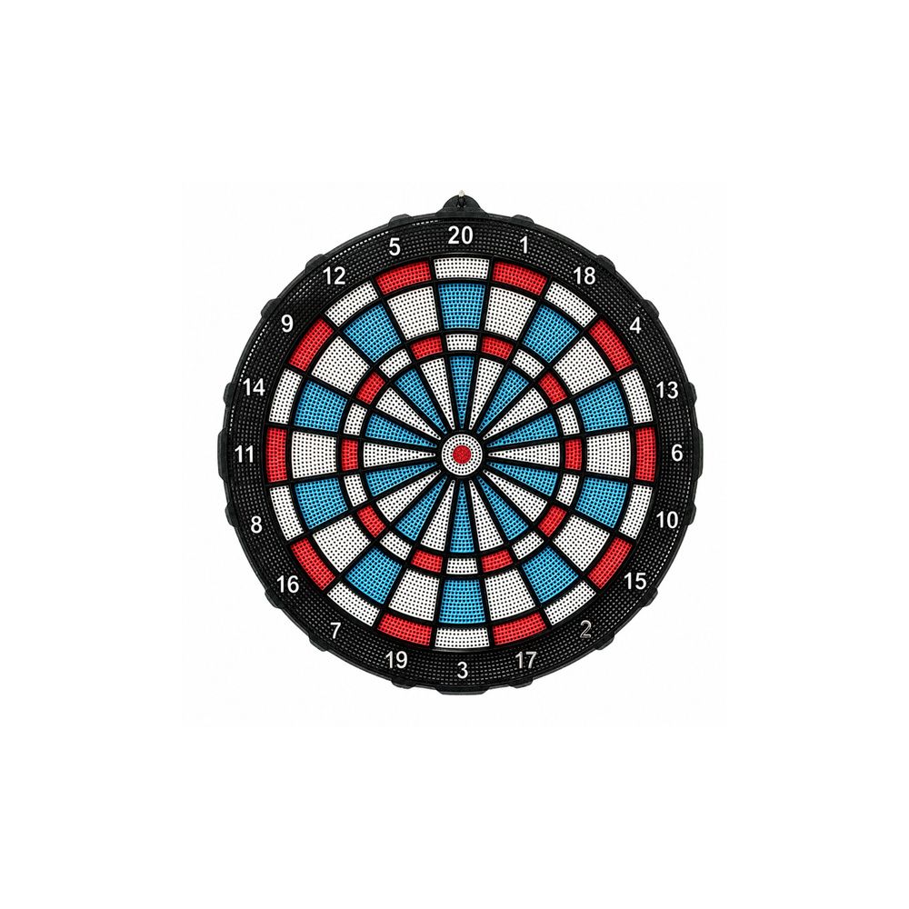 Tarcza Do Darta Soft Tip Rzutki Gra Zręcznościowa Towarzyska Zestaw 42,5 cm