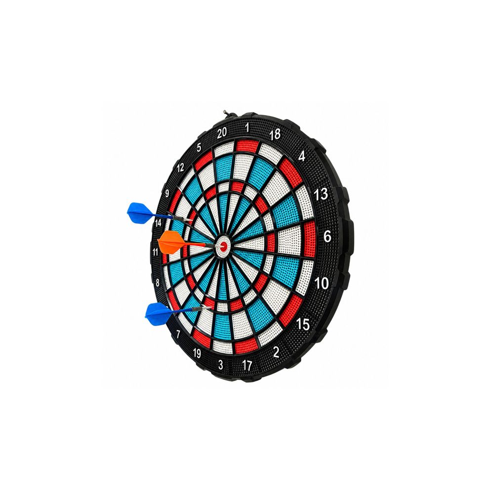 Tarcza Do Darta Soft Tip Rzutki Gra Zręcznościowa Towarzyska Zestaw 42,5 cm