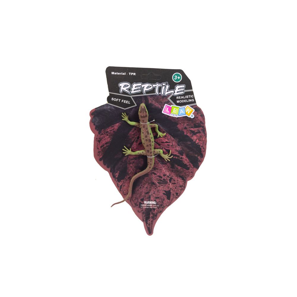 Jaszczurka Zwinka Gumowa Figurka Rozciągliwa Realistyczna 15 cm