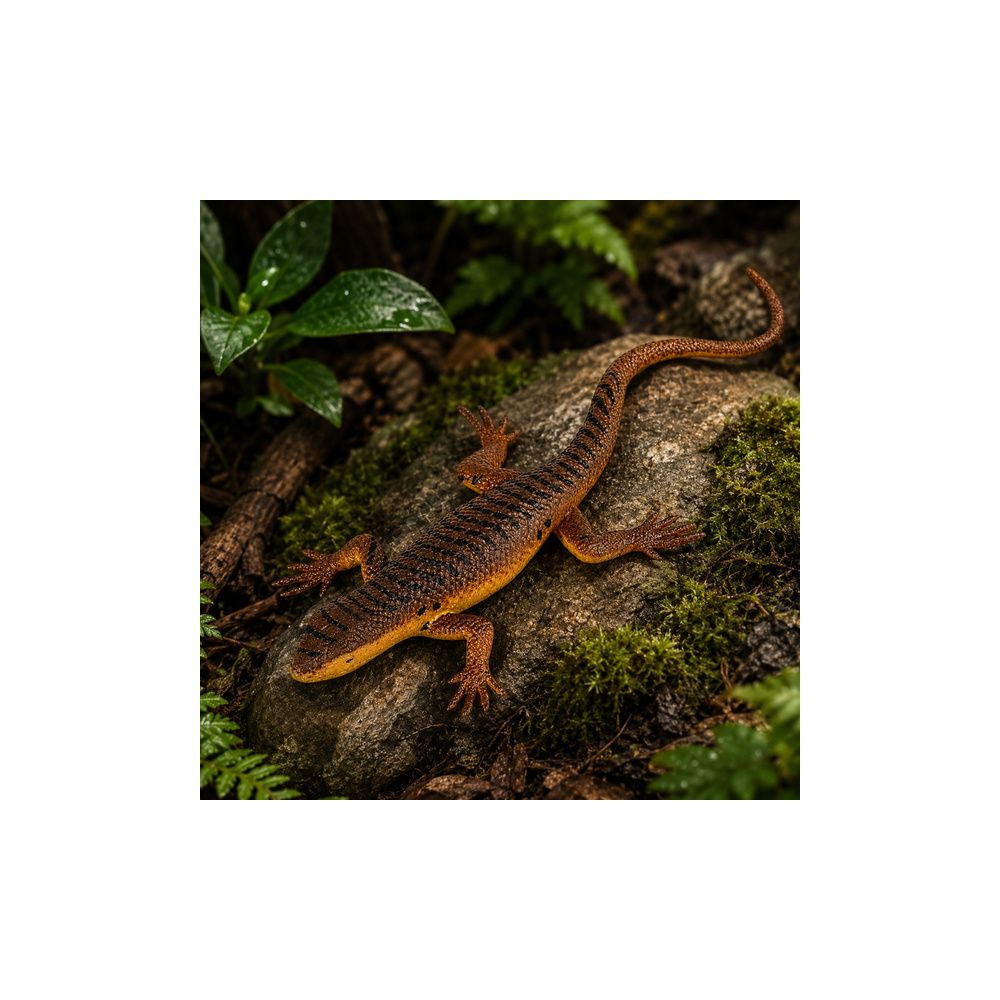 Jaszczurka Żyworodna Gumowa Figurka Rozciągliwa Realistyczna 12,5 cm