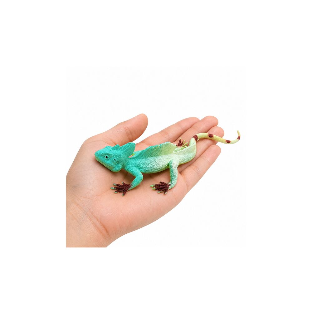 Jaszczurka Agama Żaglowa Gumowa Figurka Rozciągliwa Realistyczna 16 cm