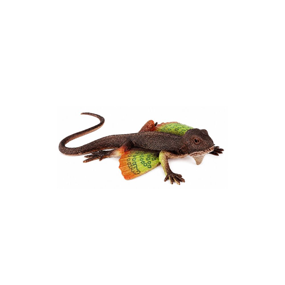 Jaszczurka Agama Błoniasta Gumowa Figurka Rozciągliwa Realistyczna 13 cm