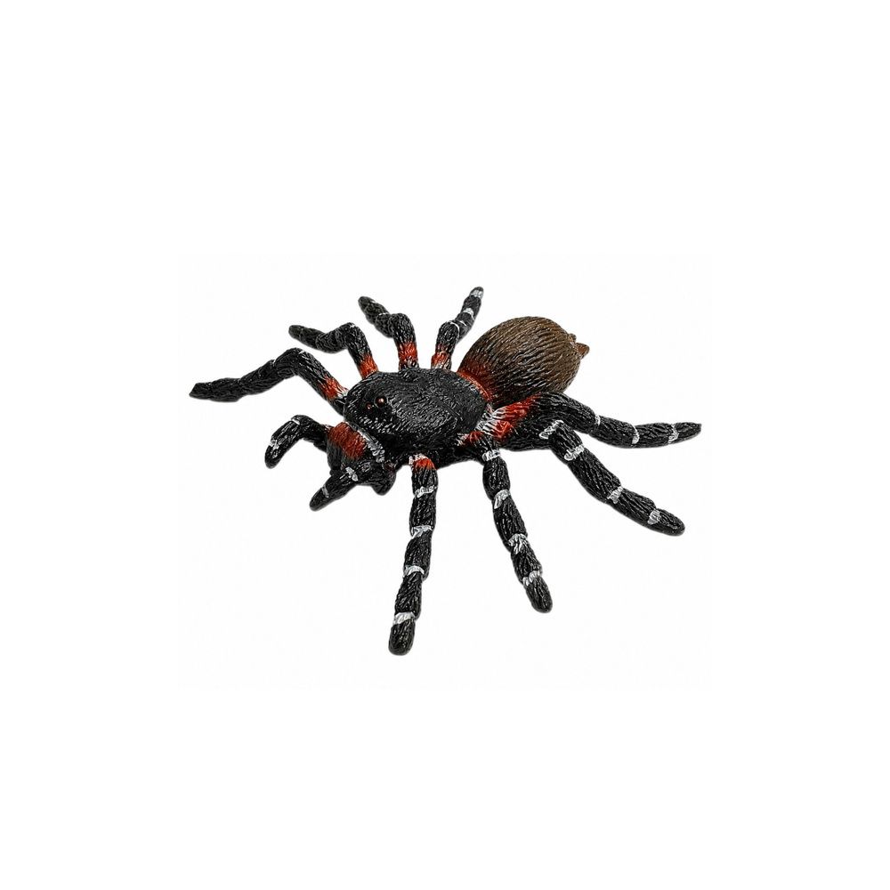 Pająk Tarantula Gumowa Figurka Rozciągliwa Realistyczna Czarny 10 cm