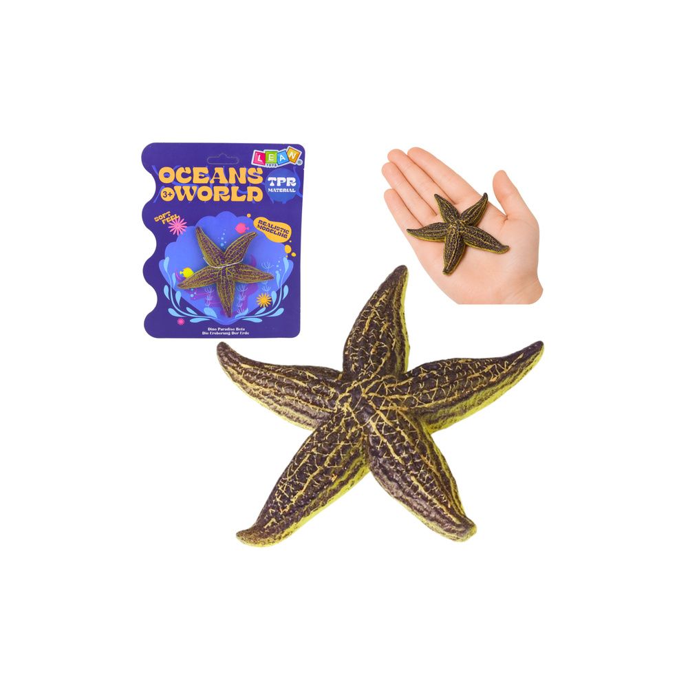 Rozgwiazda Gumowa Figurka Rozciągliwa Realistyczna Zwierzę Morskie 9,5 cm
