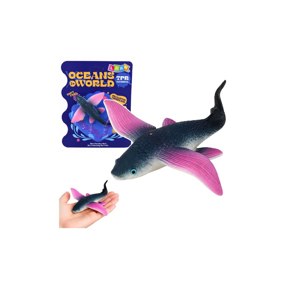 Latająca Ryba Gumowa Figurka Rozciągliwa Realistyczna Ryba Oceaniczna 12 cm