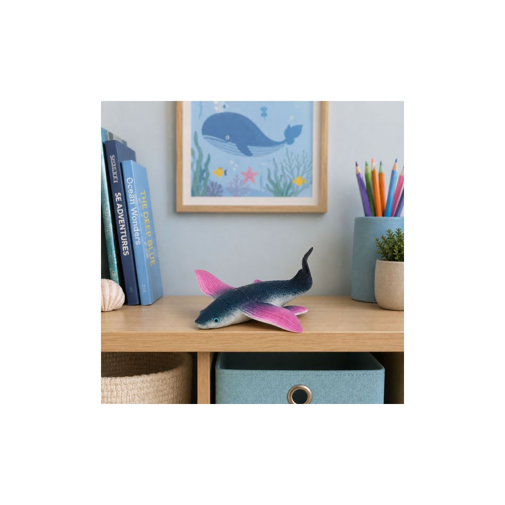 Latająca Ryba Gumowa Figurka Rozciągliwa Realistyczna Ryba Oceaniczna 12 cm