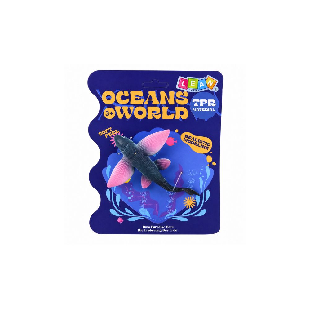 Latająca Ryba Gumowa Figurka Rozciągliwa Realistyczna Ryba Oceaniczna 12 cm
