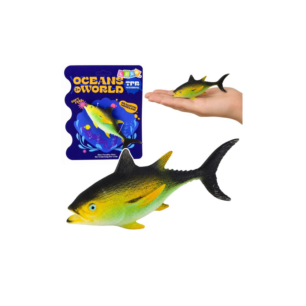 Ryba Gumowa Tuńczyk Figurka Rozciągliwa Realistyczna Ryba Oceaniczna 14 cm