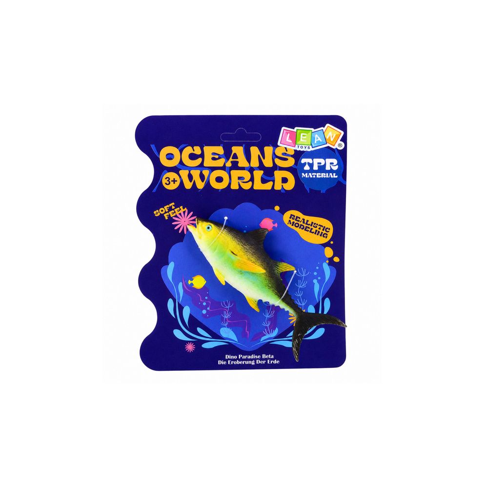 Ryba Gumowa Tuńczyk Figurka Rozciągliwa Realistyczna Ryba Oceaniczna 14 cm