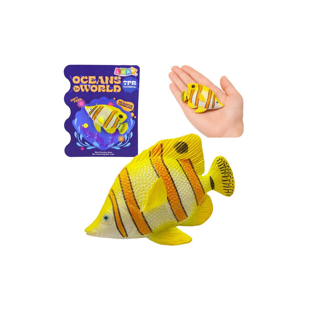 Ryba Miedziana Gumowa Motylkowa Figurka Rozciągliwa Realistyczna 10cm