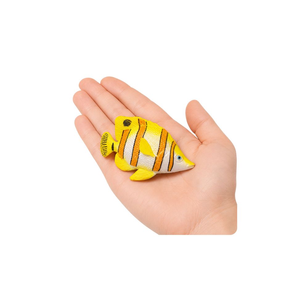 Ryba Miedziana Gumowa Motylkowa Figurka Rozciągliwa Realistyczna 10cm