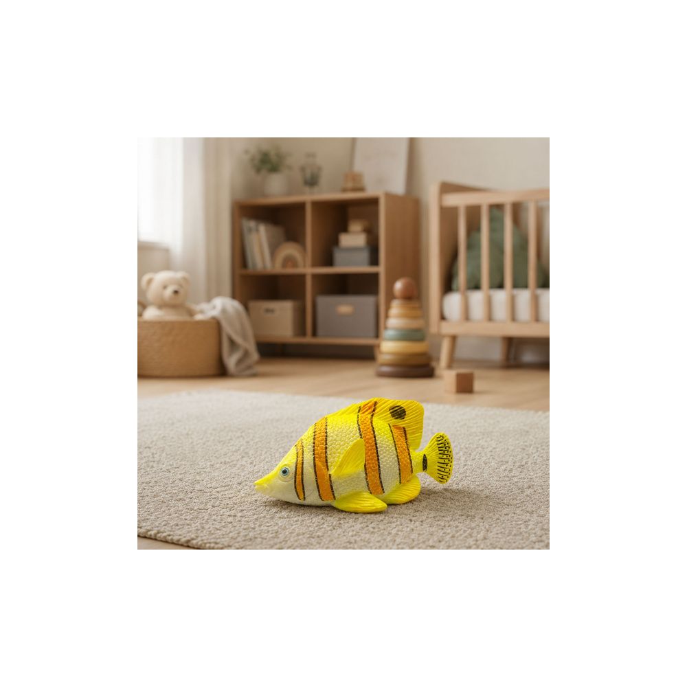 Ryba Miedziana Gumowa Motylkowa Figurka Rozciągliwa Realistyczna 10cm