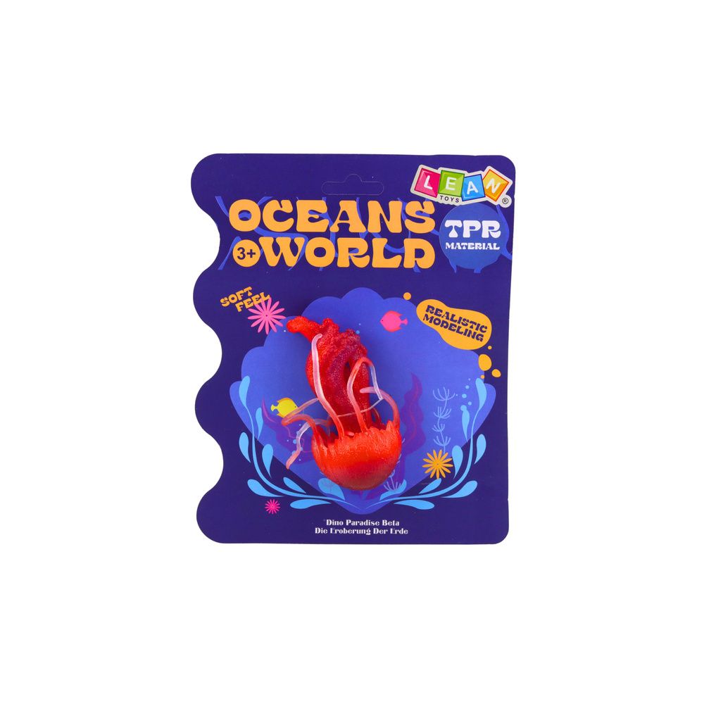 Gumowa Figurka Meduza Rozciągliwa Realistyczna Zwierzę Morskie 9 cm