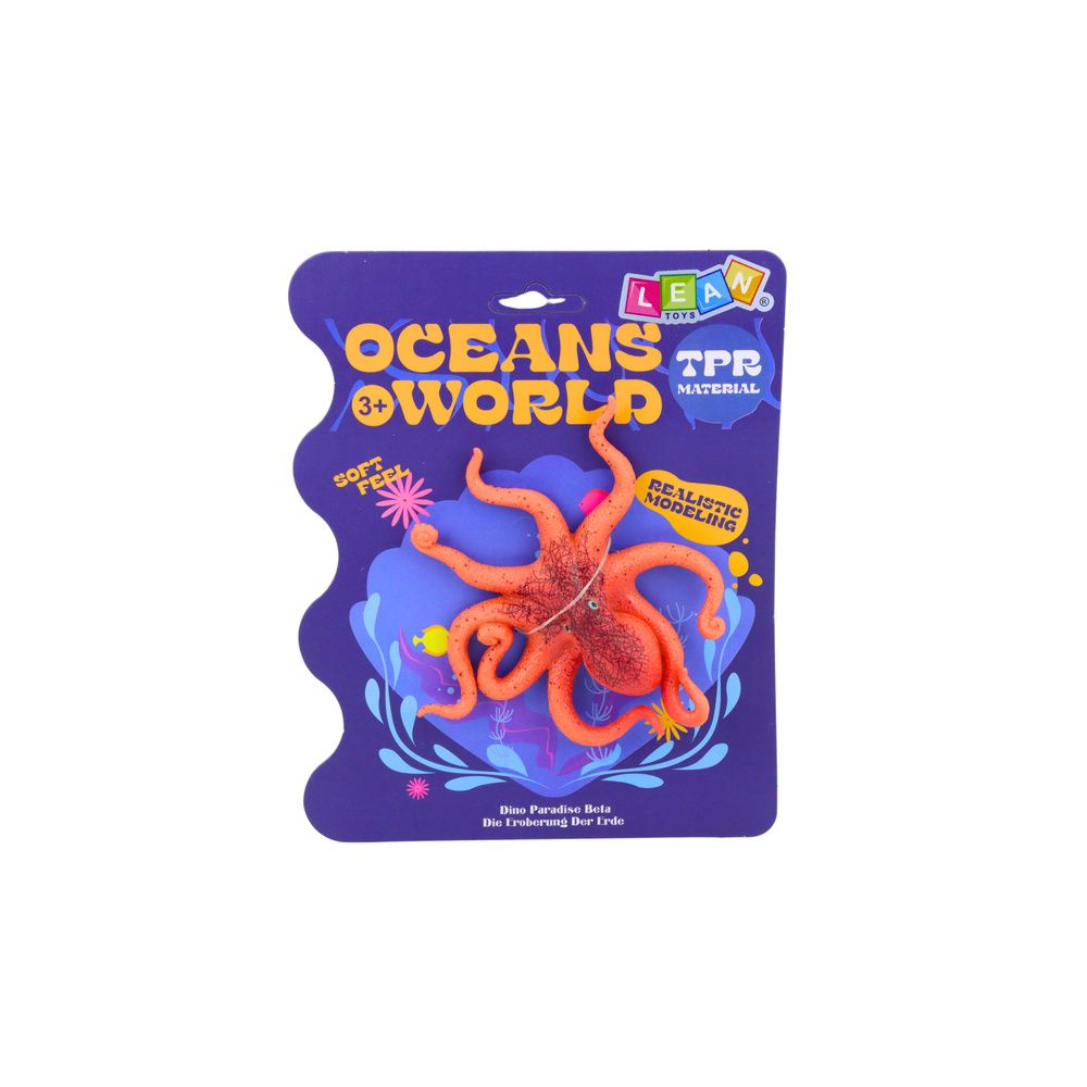 Gumowa Figurka Ośmiornica Rozciągliwa Realistyczna Zwierzę Morskie 12cm