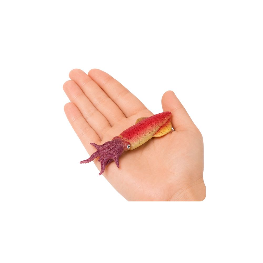 Kałamarnica Gumowa Figurka Rozciągliwa Realistyczna Zwierzę Morskie 14 cm