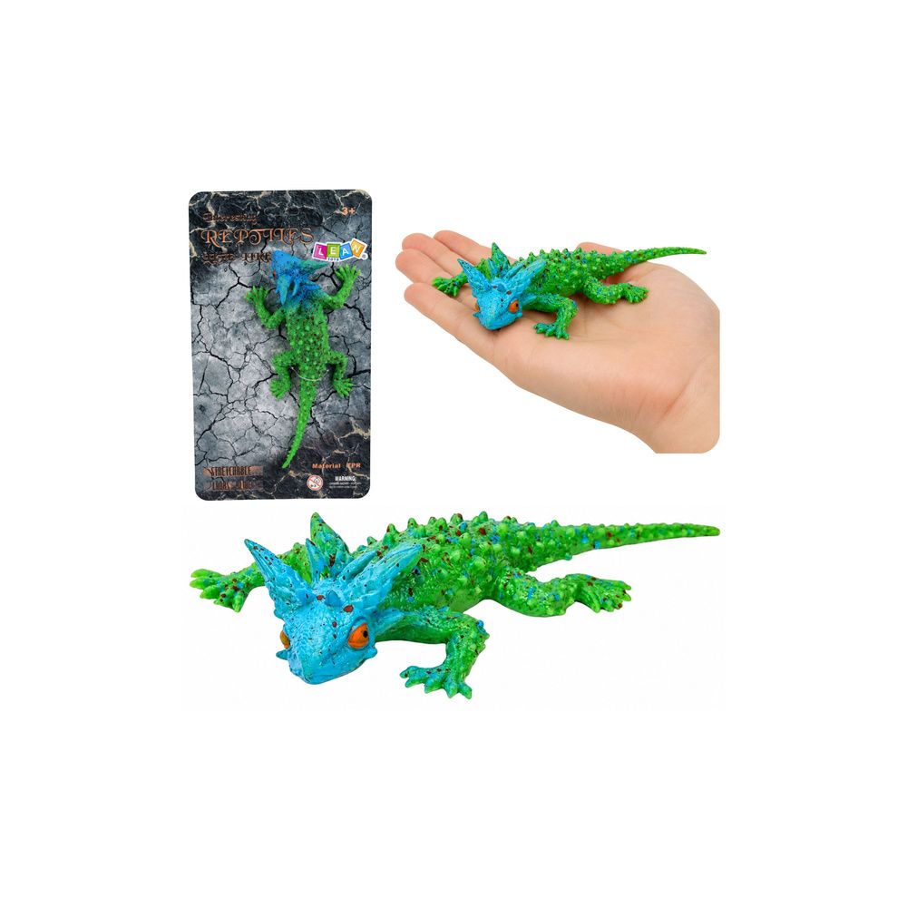 Jaszczurka Rogata Gumowa Figurka Rozciągliwa Realistyczna 20 cm