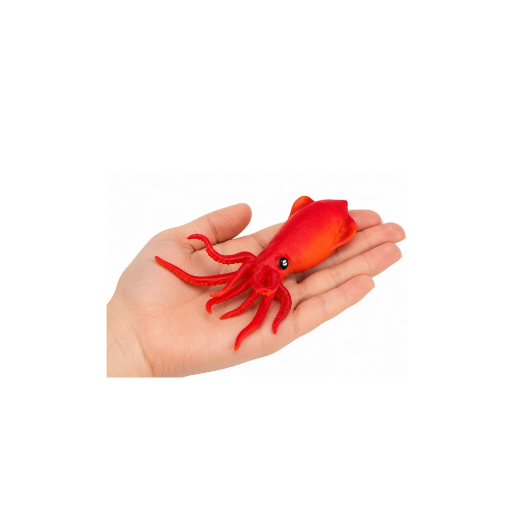 Kałamarnica Gumowa Figurka Rozciągliwa Realistyczna Zwierzę Morskie 18 cm