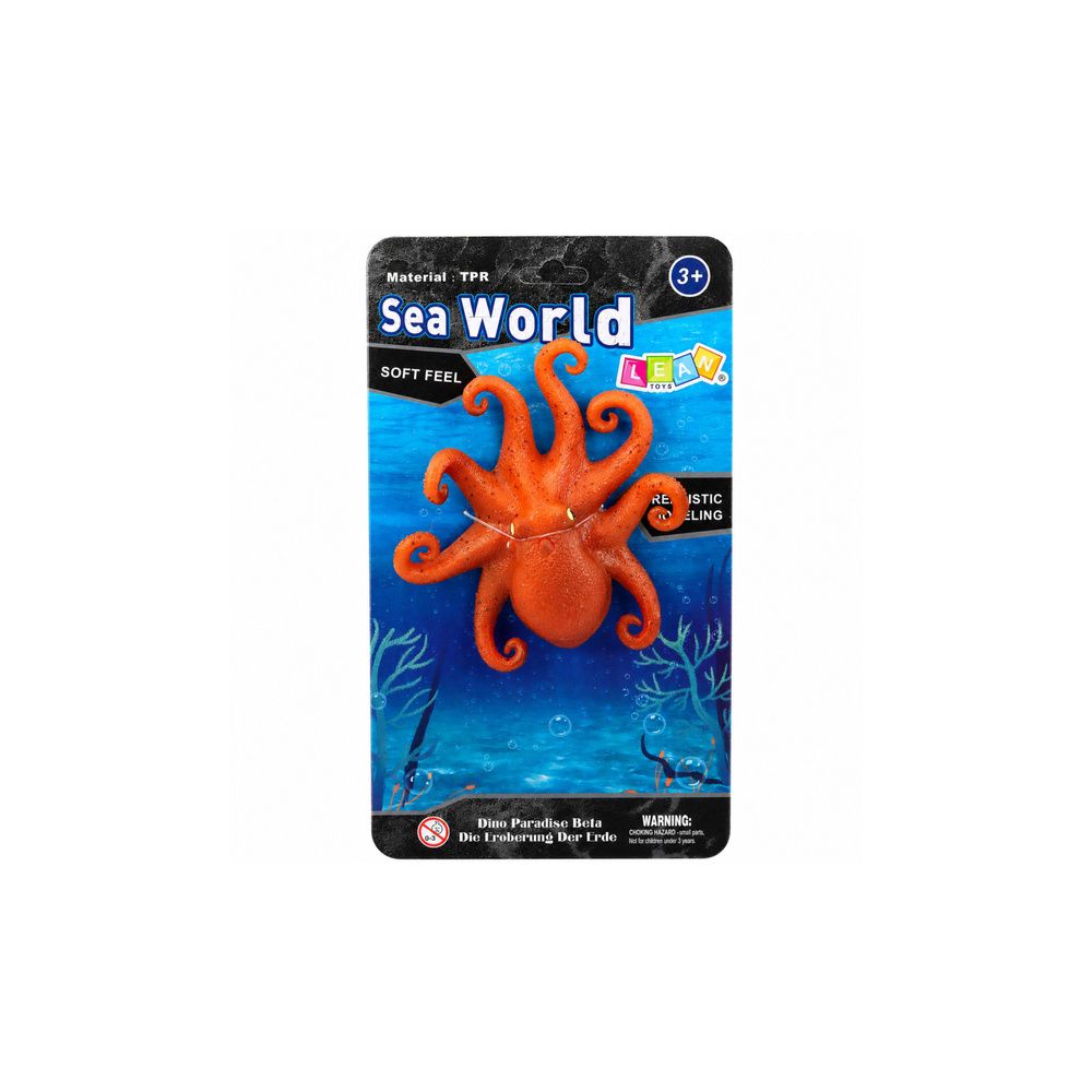 Gumowa Figurka Ośmiornica Rozciągliwa Realistyczna Zwierzę Morskie 14cm