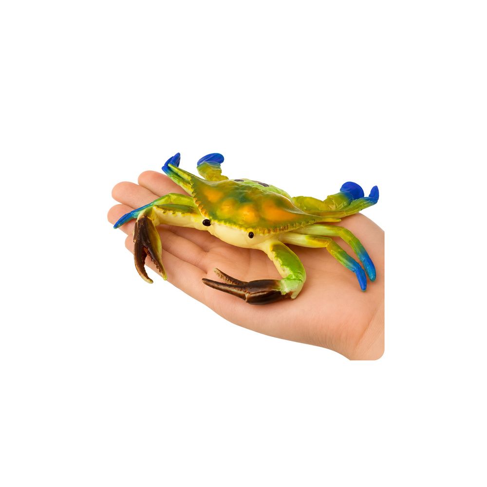 Gumowa Figurka Krab Rozciągliwa Realistyczna Zwierzę Morskie 19cm