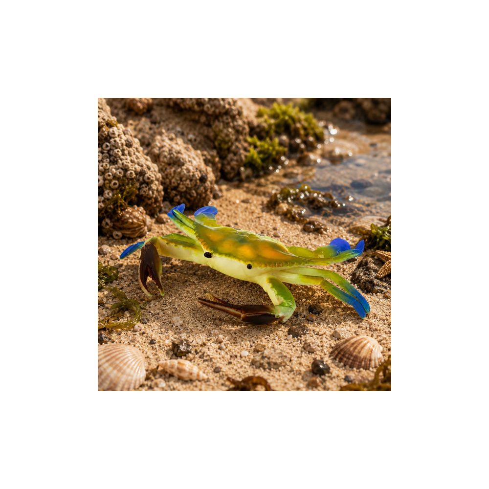 Gumowa Figurka Krab Rozciągliwa Realistyczna Zwierzę Morskie 19cm