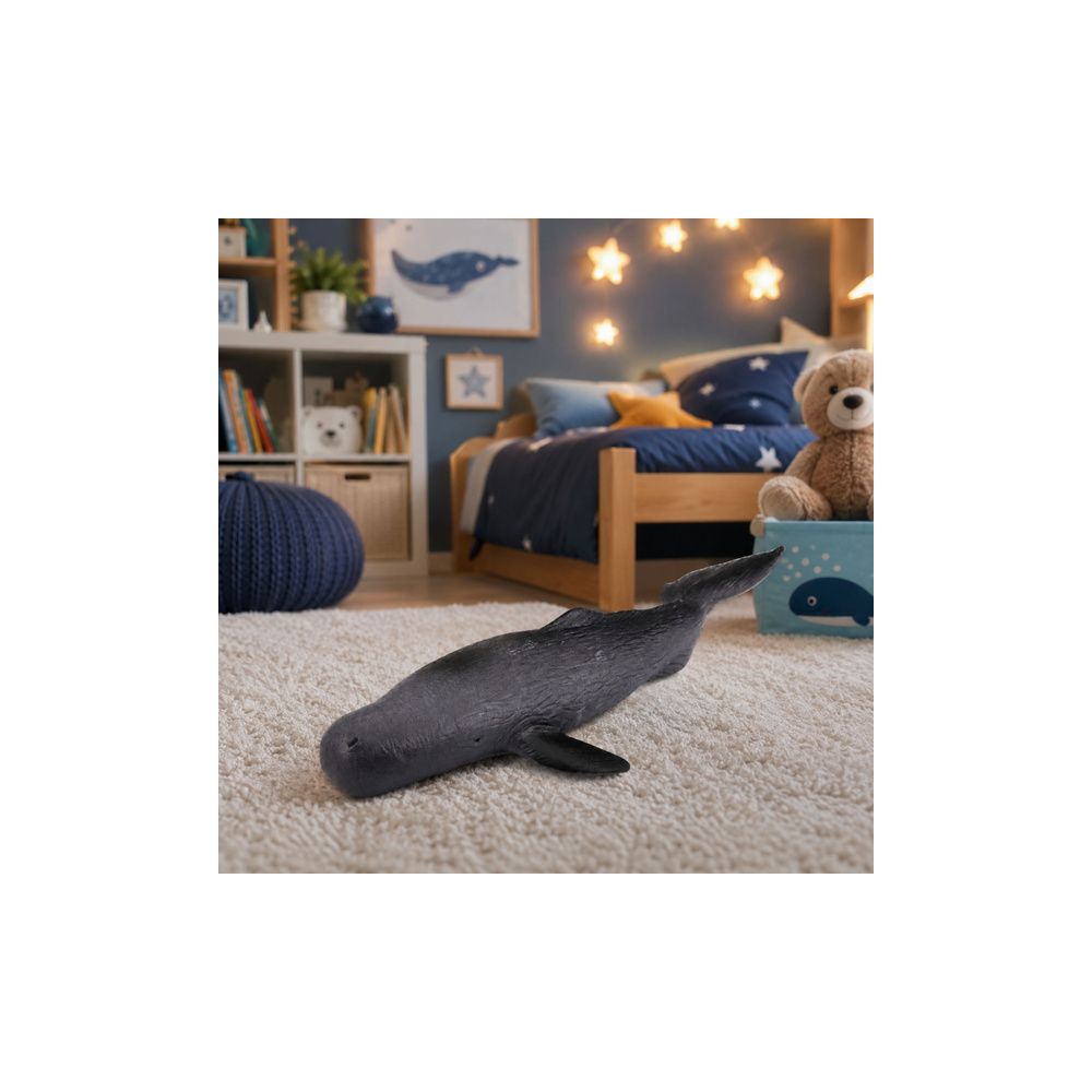 Ryba Gumowa Waleń Figurka Rozciągliwa Realistyczna Ssak Morski 18cm