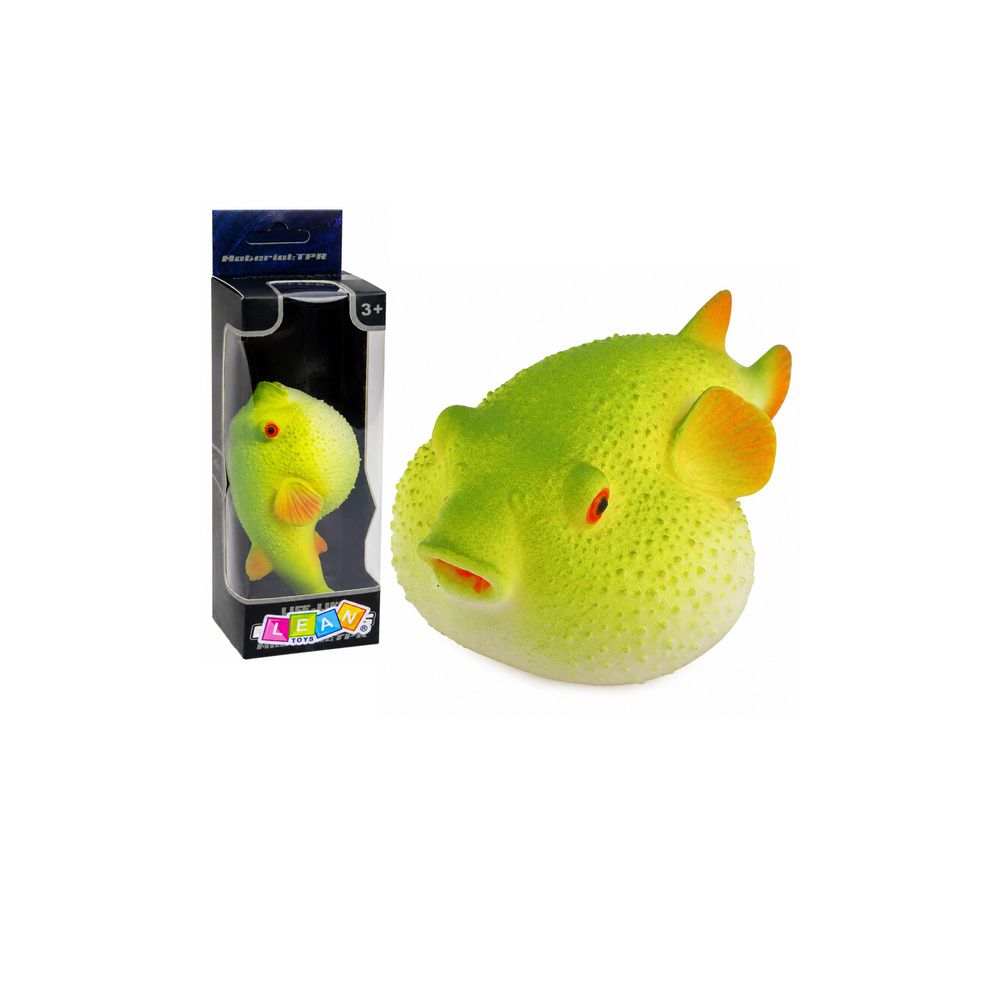 Ryba Rozdymka Gumowa Figurka Rozciągliwa Realistyczna Ryba Oceaniczna 12cm