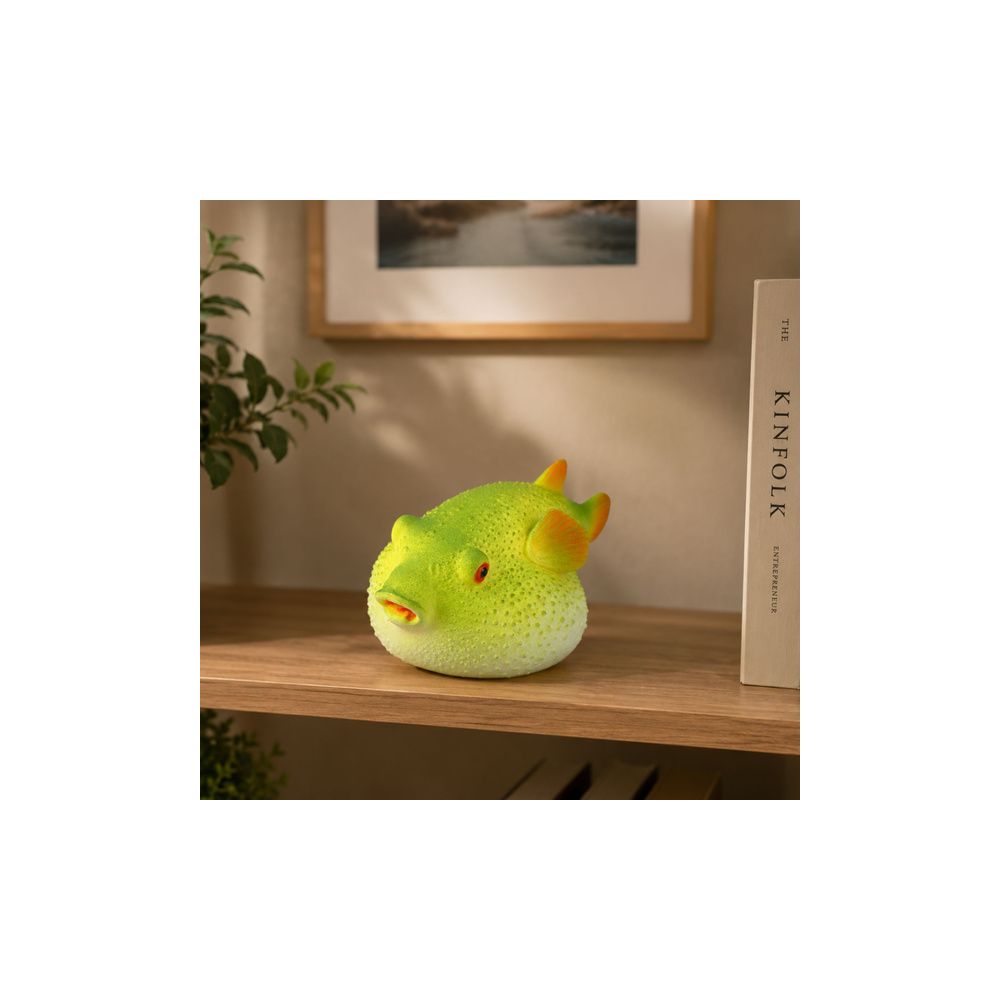 Ryba Rozdymka Gumowa Figurka Rozciągliwa Realistyczna Ryba Oceaniczna 12cm