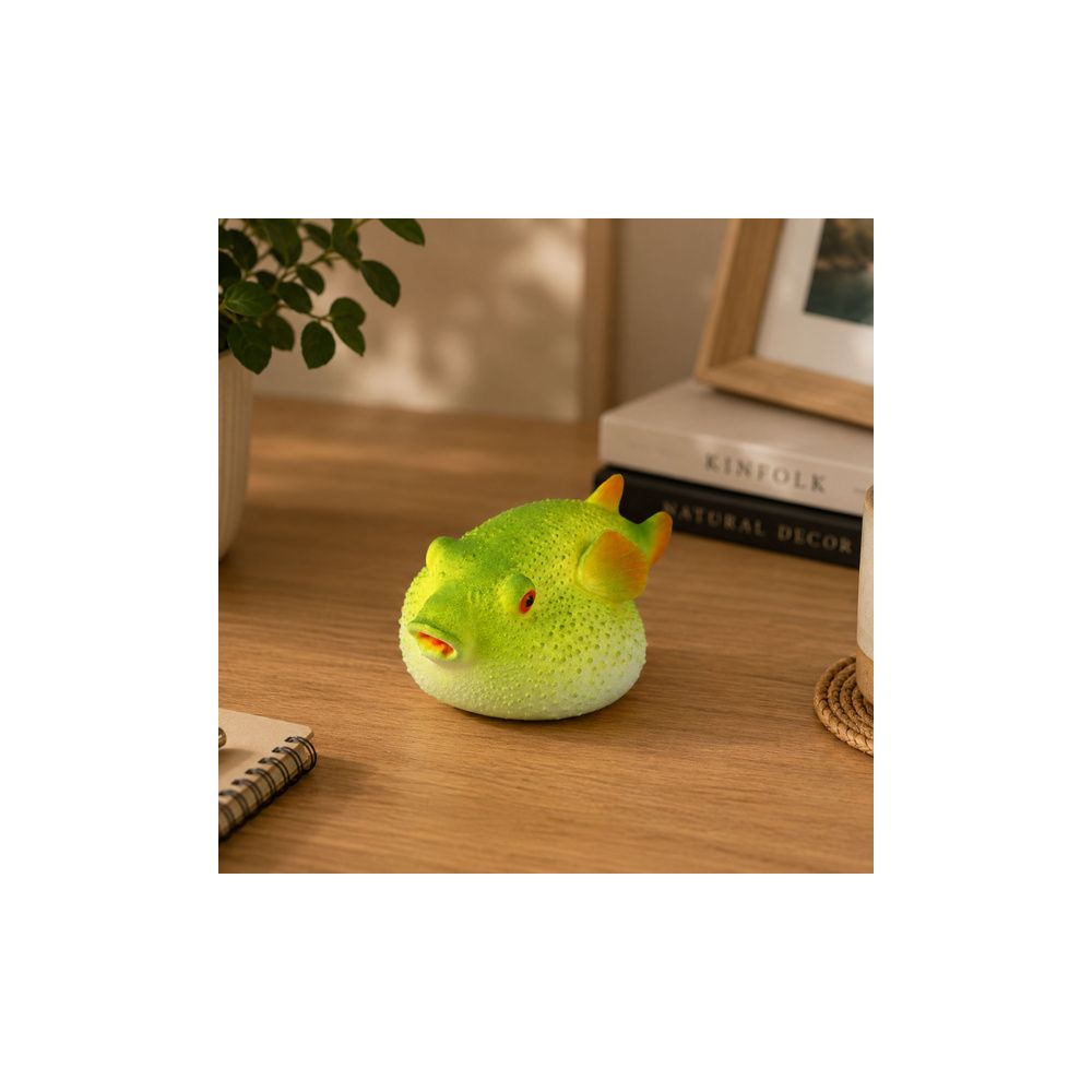 Ryba Rozdymka Gumowa Figurka Rozciągliwa Realistyczna Ryba Oceaniczna 12cm
