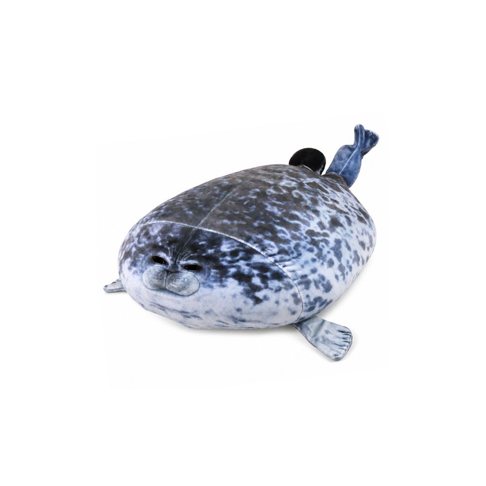 Pluszowa Foka Maskotka Przytulanka Naturalna Kolorystyka Szara 38 cm