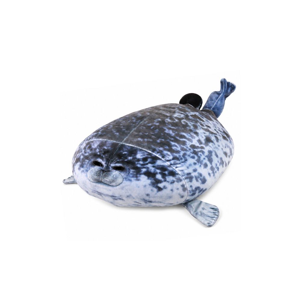 Pluszowa Foka Maskotka Przytulanka Naturalna Kolorystyka Szara 38 cm