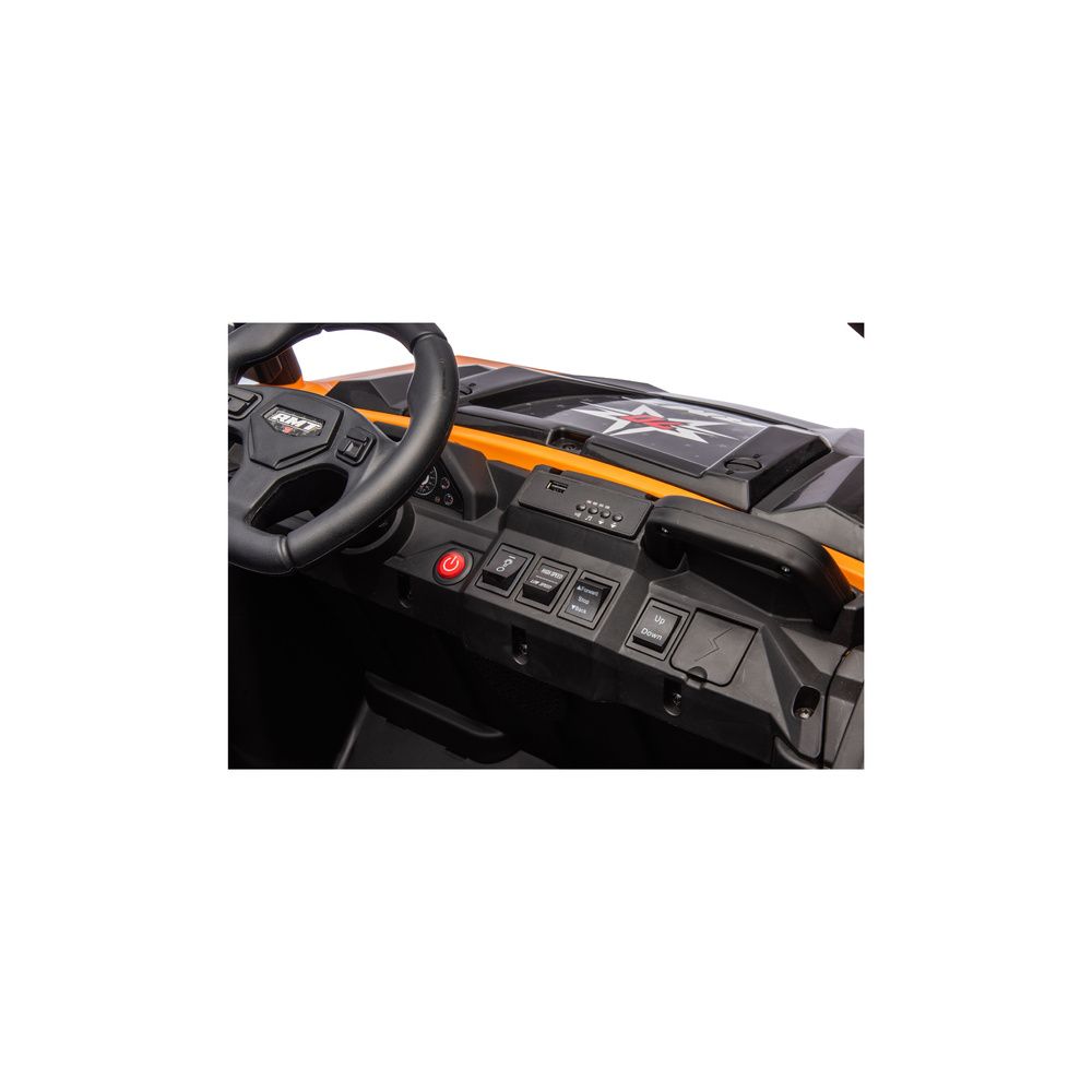 Pojazd Na Akumulator 6 Kół XB-1038A 4x4 24V Pomarańczowy