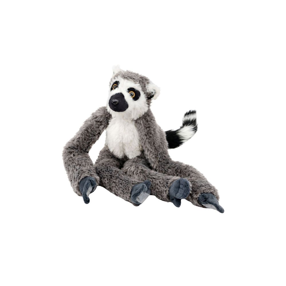 Pluszowy Lemur Maskotka Przytulanka Łapki Z Rzepami Do Zawieszenia 50 cm
