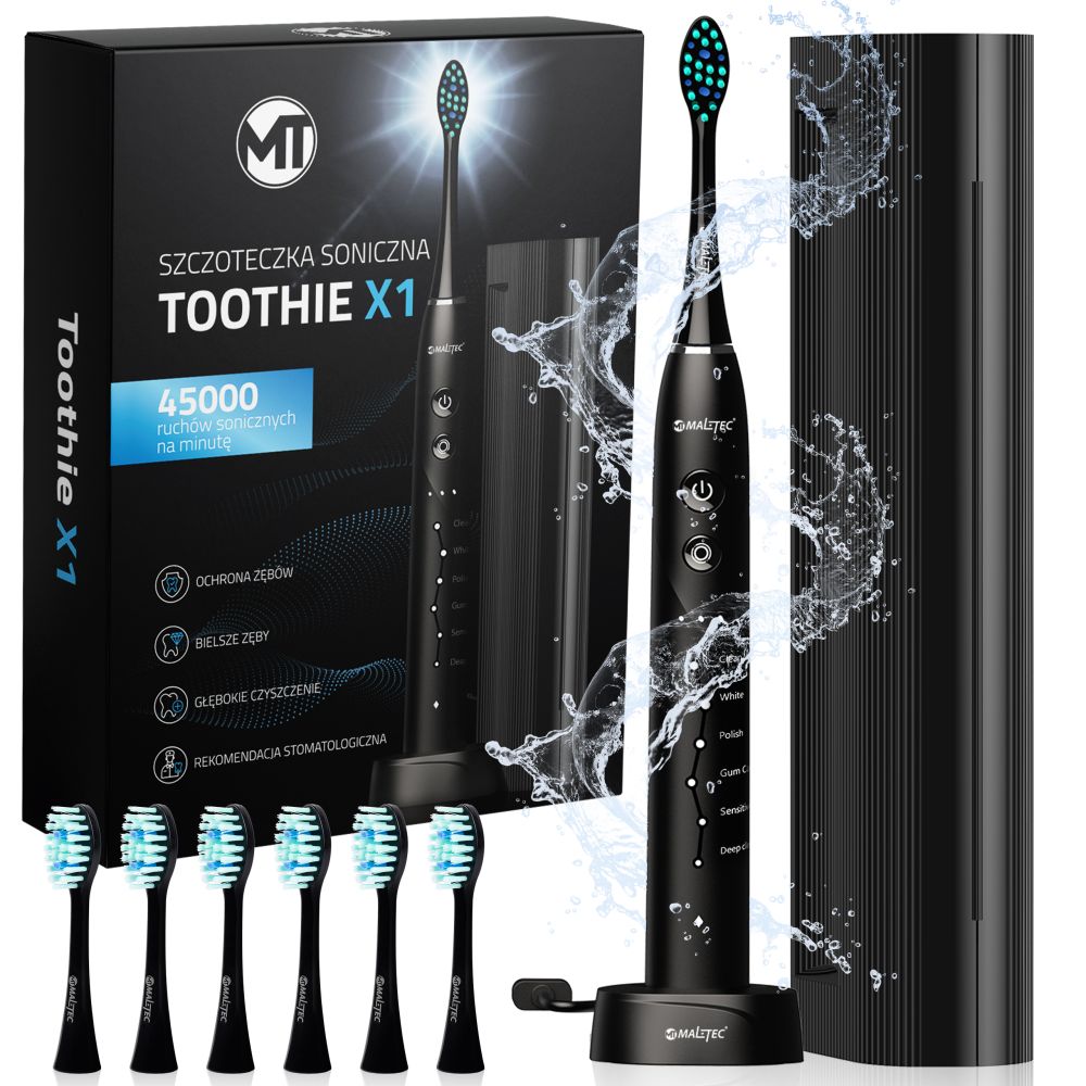 MalTec Szczoteczka Soniczna Do Zębów Toothie X1 BL