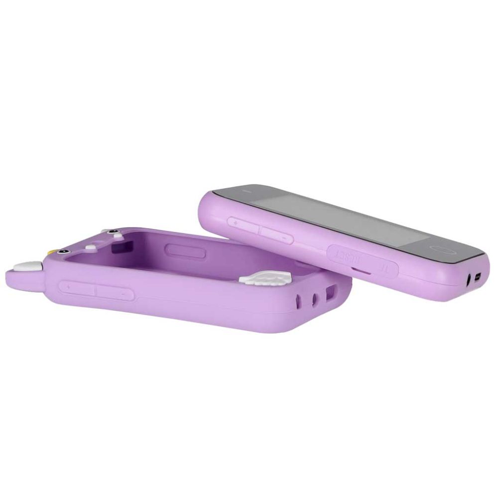Interaktyvus edukacinis žaislinis telefonas Vienaragis, violetinis
