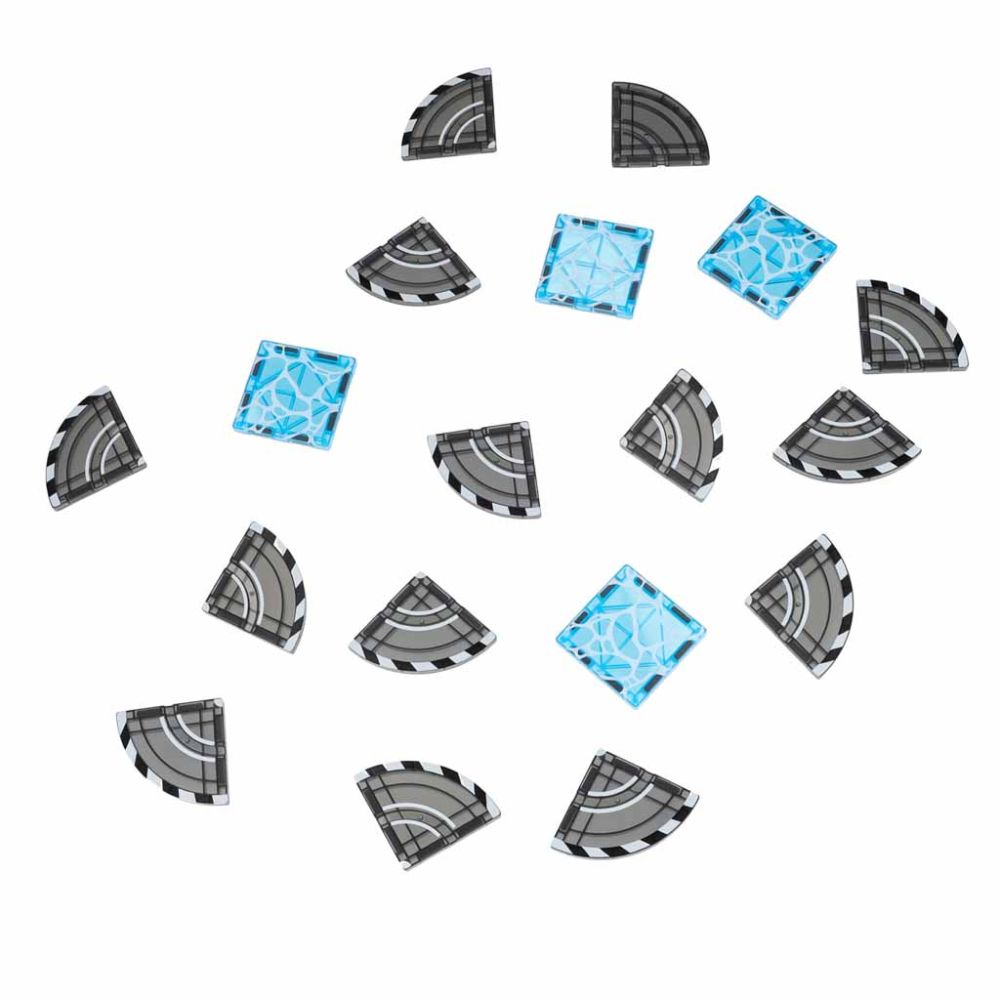 Magnetinis konstruktorius 3D statybvietė su mašina, 92 ​​el.