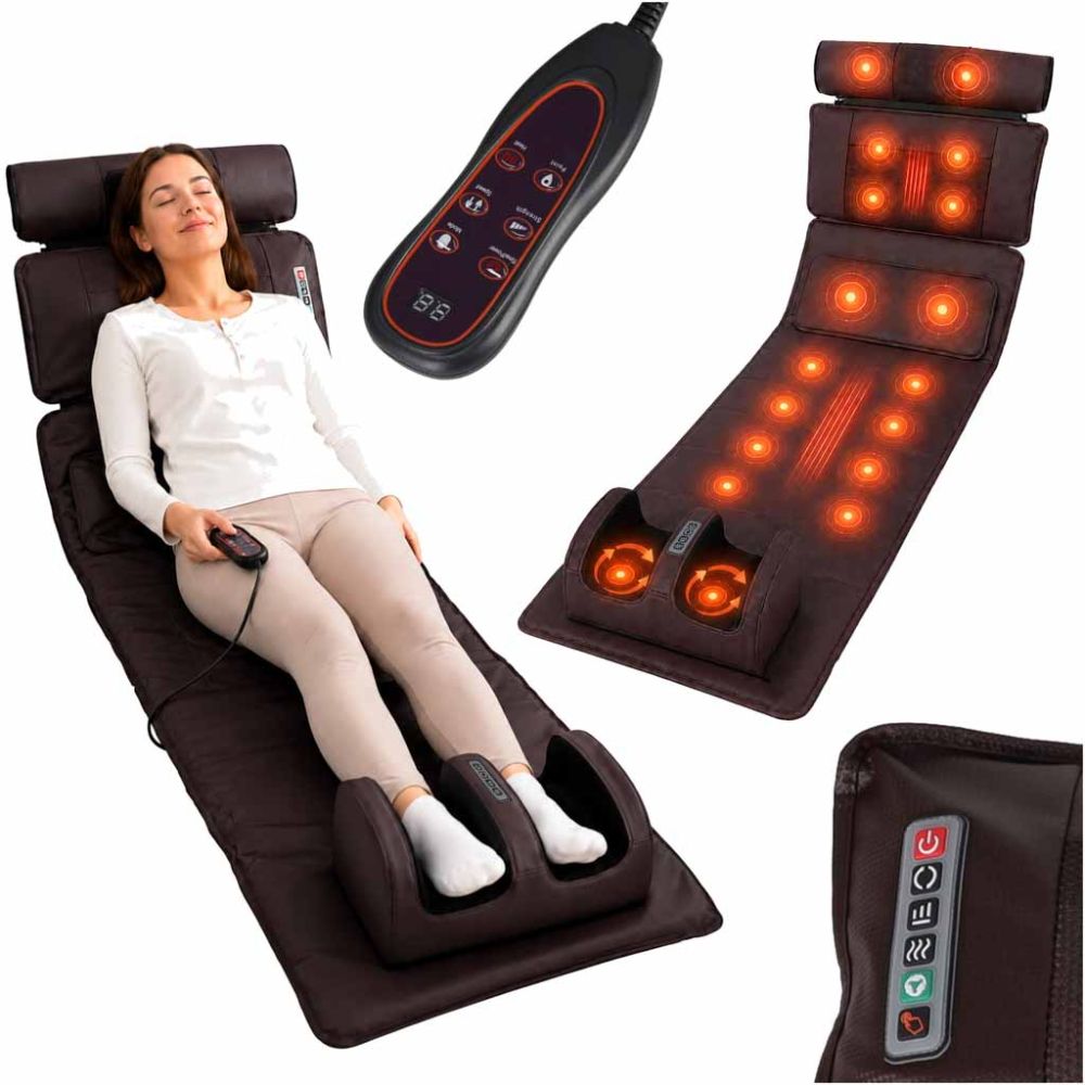 Pėdų ir nugaros masažuoklis SHIATSU 5in1 masažinis kilimėlis
