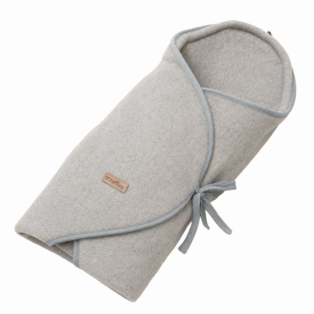 Wool wrapper Sierra 0-12m grey