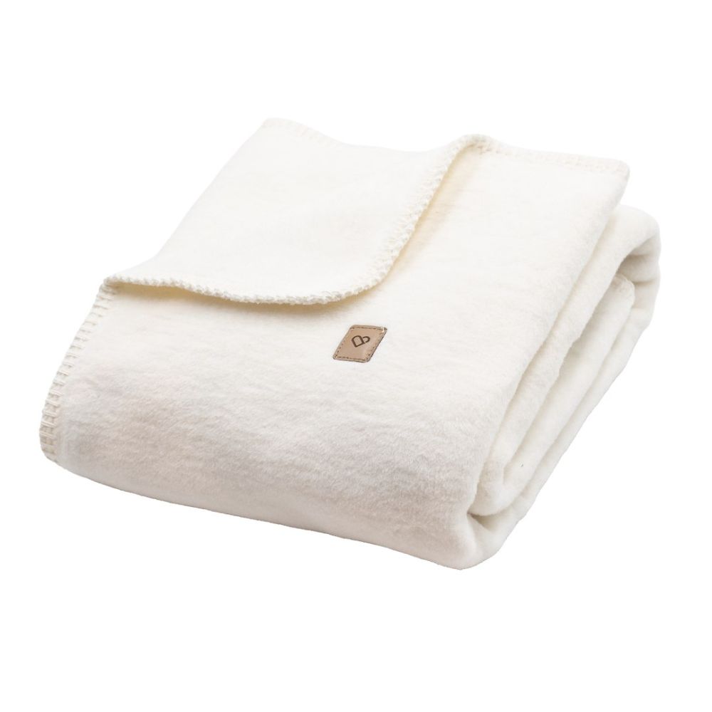 Medvilninė antklodė Oslo, 100 x 150 cm, pieno spalvos