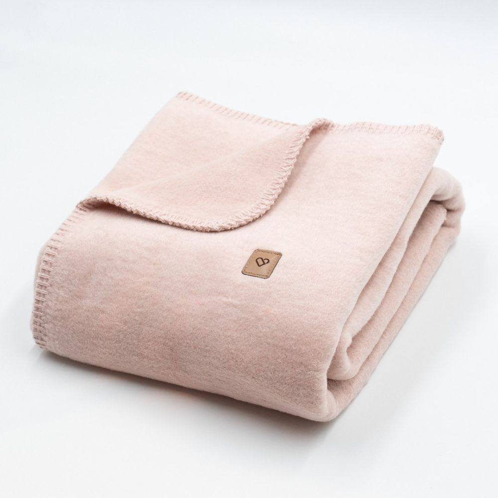Cotton blanket Oslo 100x150cm baby pink