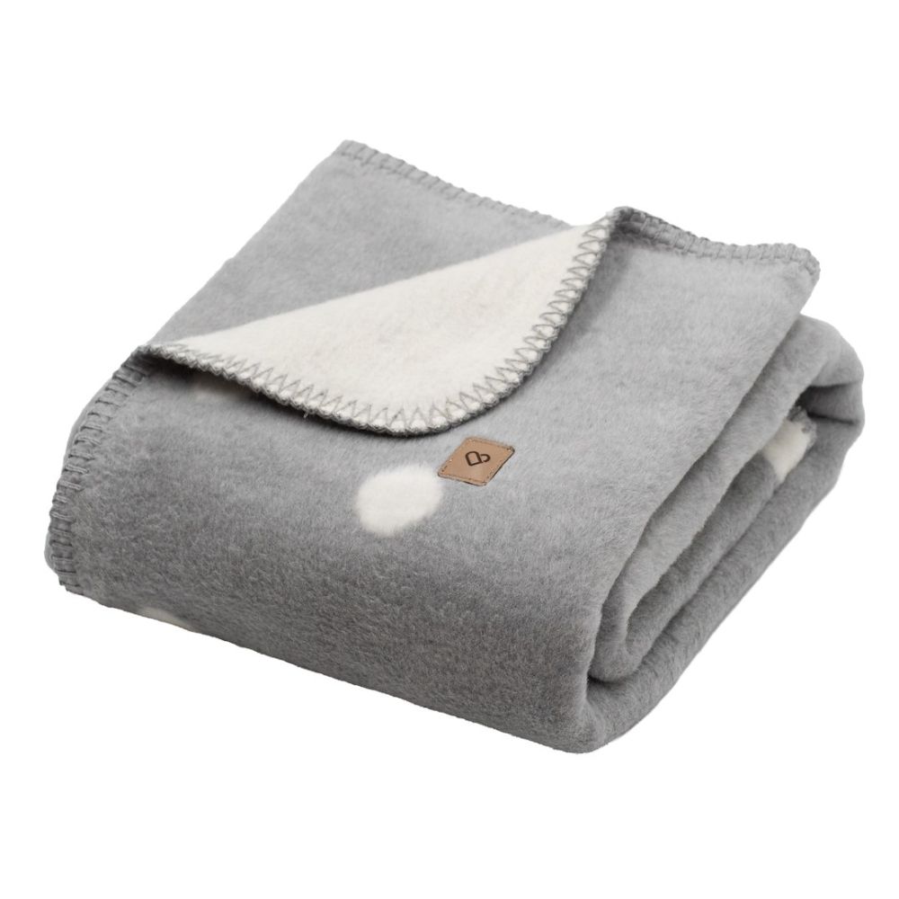 Cotton blanket Bari 100x150cm grey