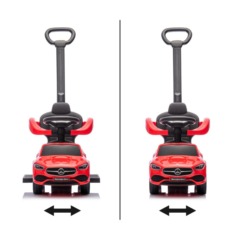 Milly Mally Pojazd z rączką MERCEDES C-Class Deluxe Red